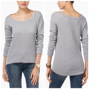 Michael Kors Cold Shoulder Sweater Size Large